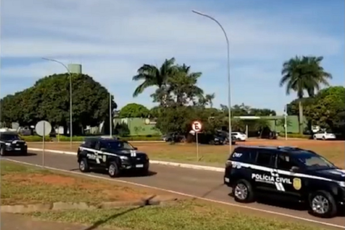 Operação da Polícia Civil do DF - Imagem do Instagram de pcdf_oficial Operação da Polícia Civil do DF - Imagem do Instagram de pcdf_oficial