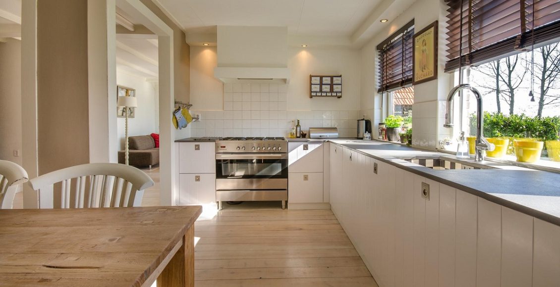 piso para cozinha