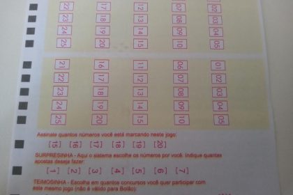 Lotomania acumula no concurso 2364 e próximo prêmio de, R$ 1,6 milhão dá até para comprar uma fazenda. Foto: Marcos Eduardo Carvalho