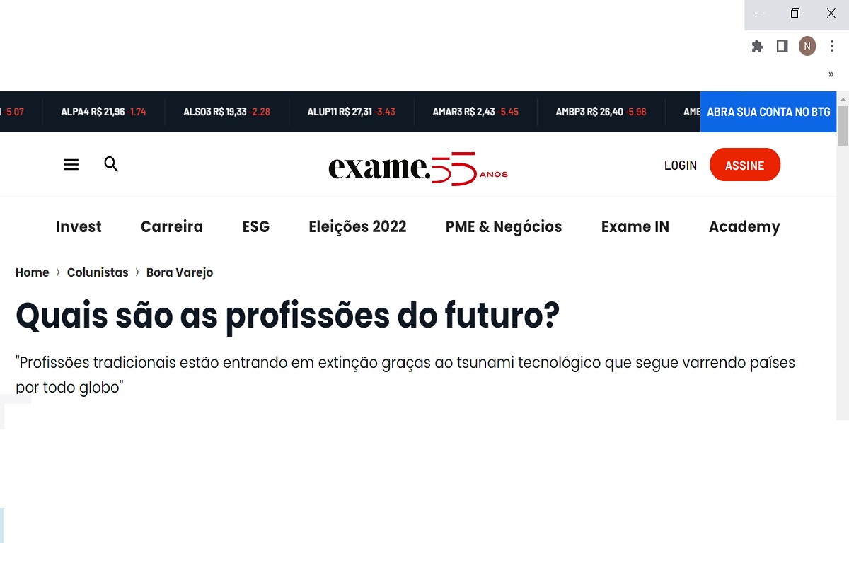 As profissões do futuro já chegaram e descortinam infinitas possibilidades - fonte, Exame