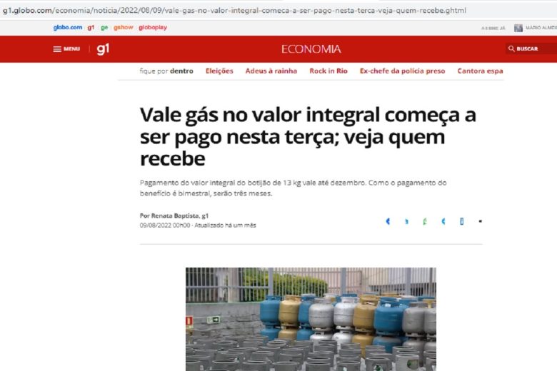 Tenho direito ao valegás? Consulta pelo CPF está liberada, confira como fazer