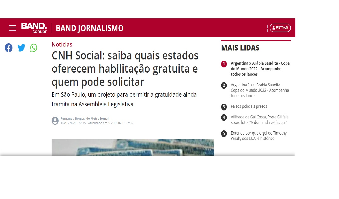 CNH Social: Brasileiros já podem emitir a carteira gratuita em todo o Brasil, confira