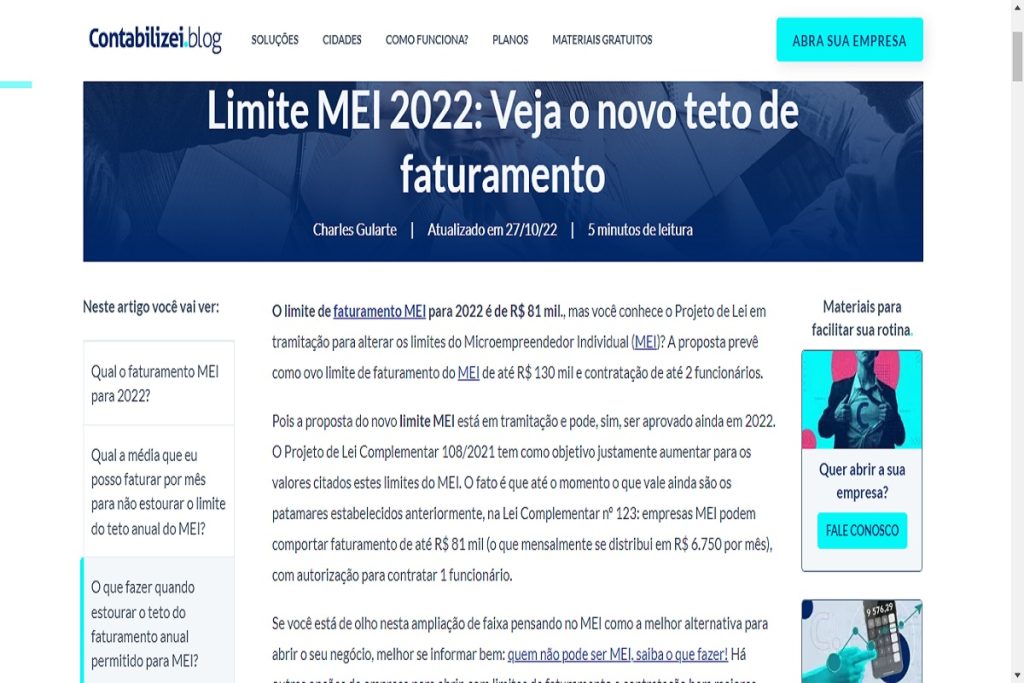 Faturamento Do Mei Irá Aumentar Em 2023 Confira O Novo Valor 9810