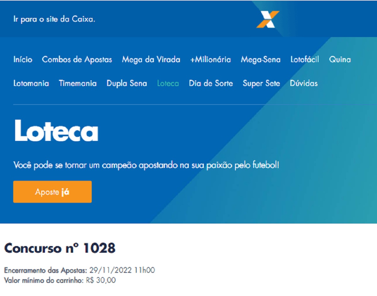 Loteca entra no clima da Copa do Mundo; veja os jogos do concurso 1027, no dia 29 de novembro