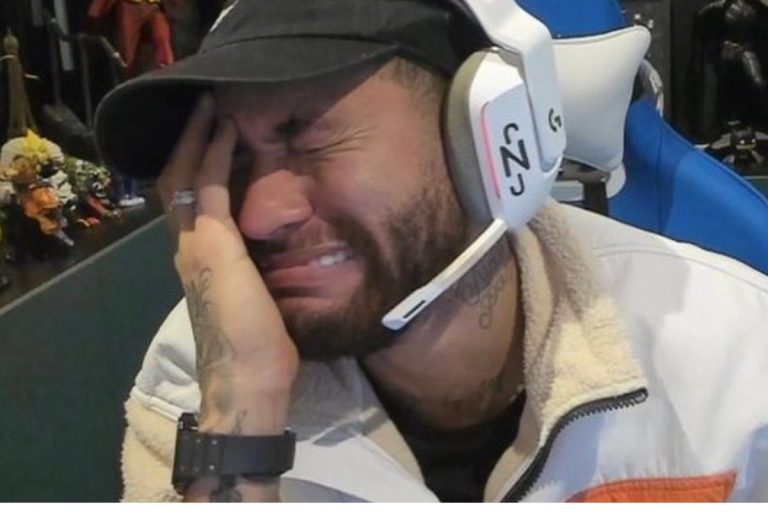 Choro falso de Neymar ao perder 1 milhão na Blaze foi estratégia de marketing. Foto: Reprodução Twitter