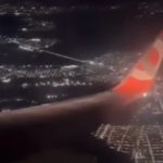 Caranguejo no aeroporto: vídeo viraliza com avião que precisa esperar limpeza da pista. Foto: Reprodução