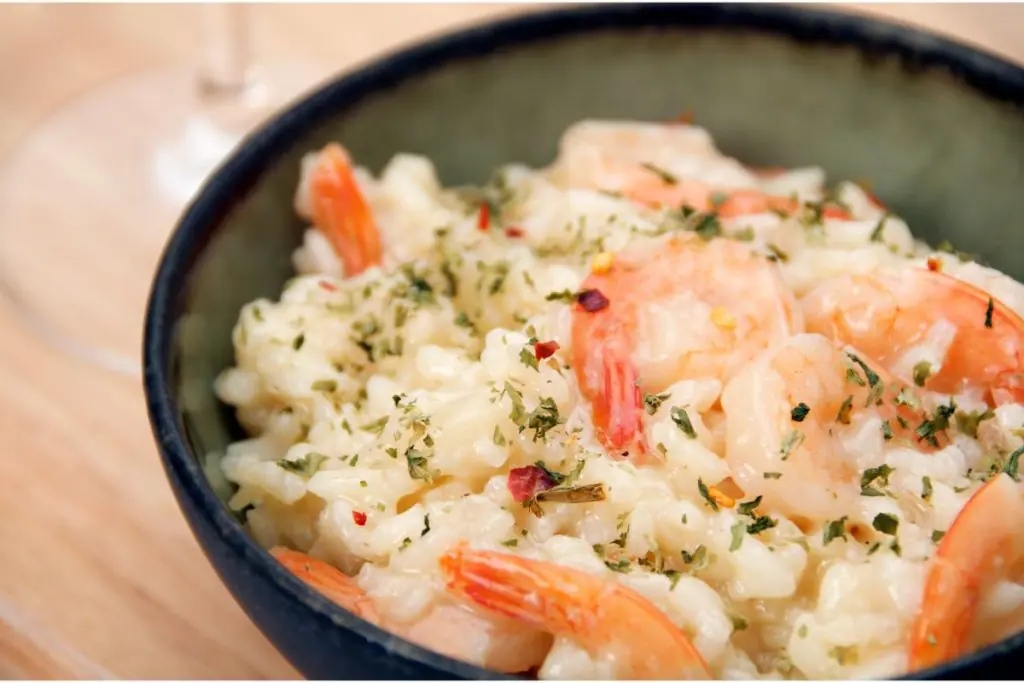 Risoto de camarão - Reprodução Canva Pro