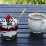 bolo no pote de morango e laranja - Reprodução Pixabay