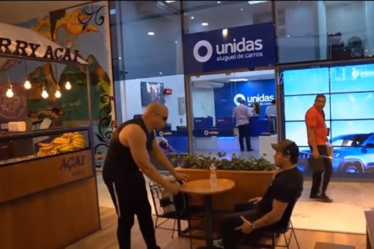 Jr Dublê desafia Popó, quase saem no tapa e vídeo viraliza; confira como foi. Foto: Reprodução