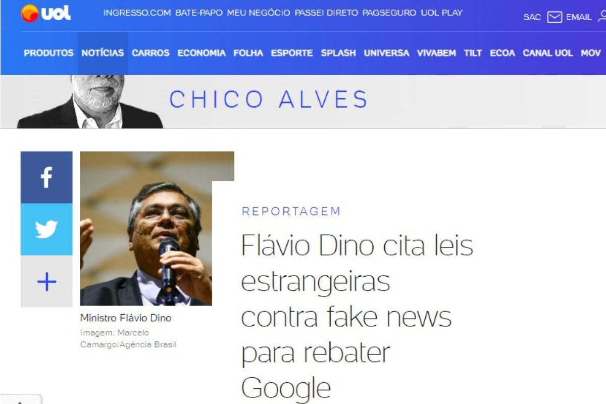 Flavio Dino afirma que regulação da internet vai sair; veja o que ele falou