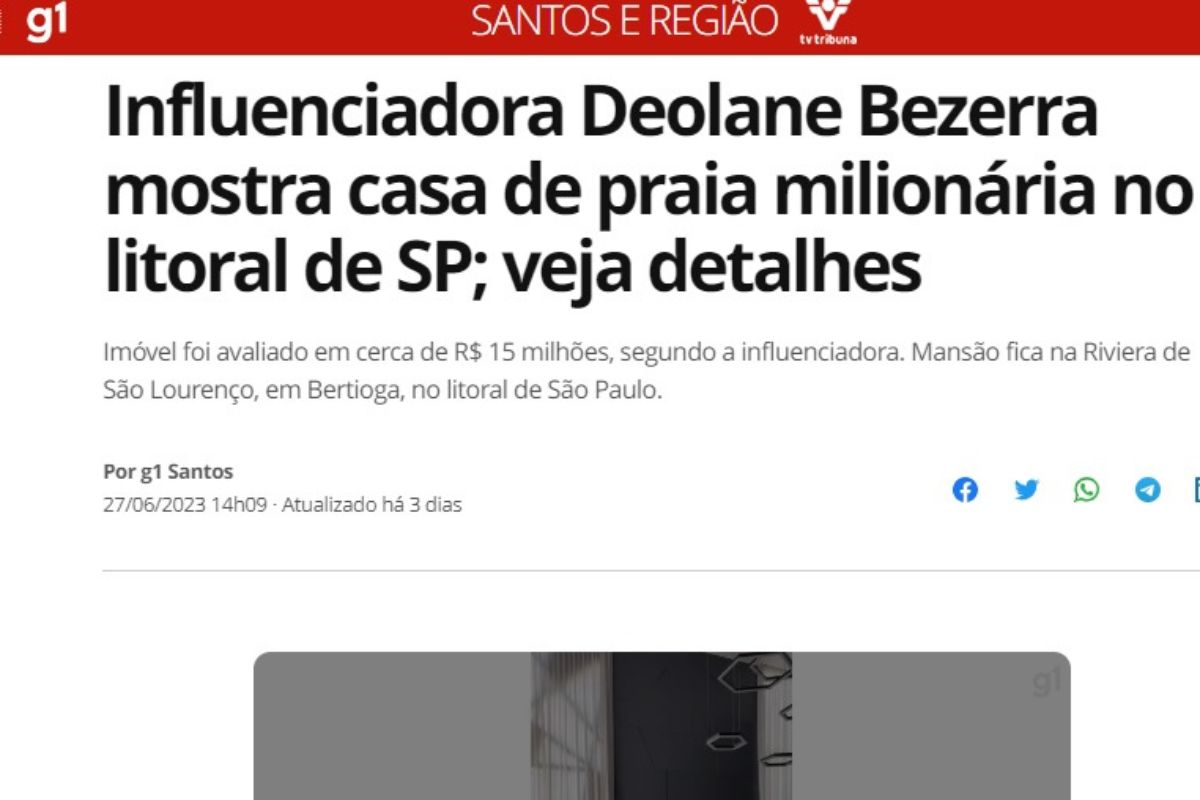 Deolane Bezerra ‘bem resolvida’ curte piscina em casa nova e web reage; confira