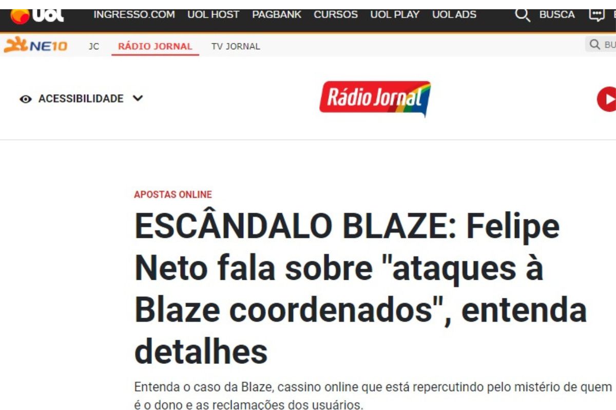 Felipe Neto e Neymar na Blaze: afinal de contas, quem é o dono da casa de apostas online? Confira