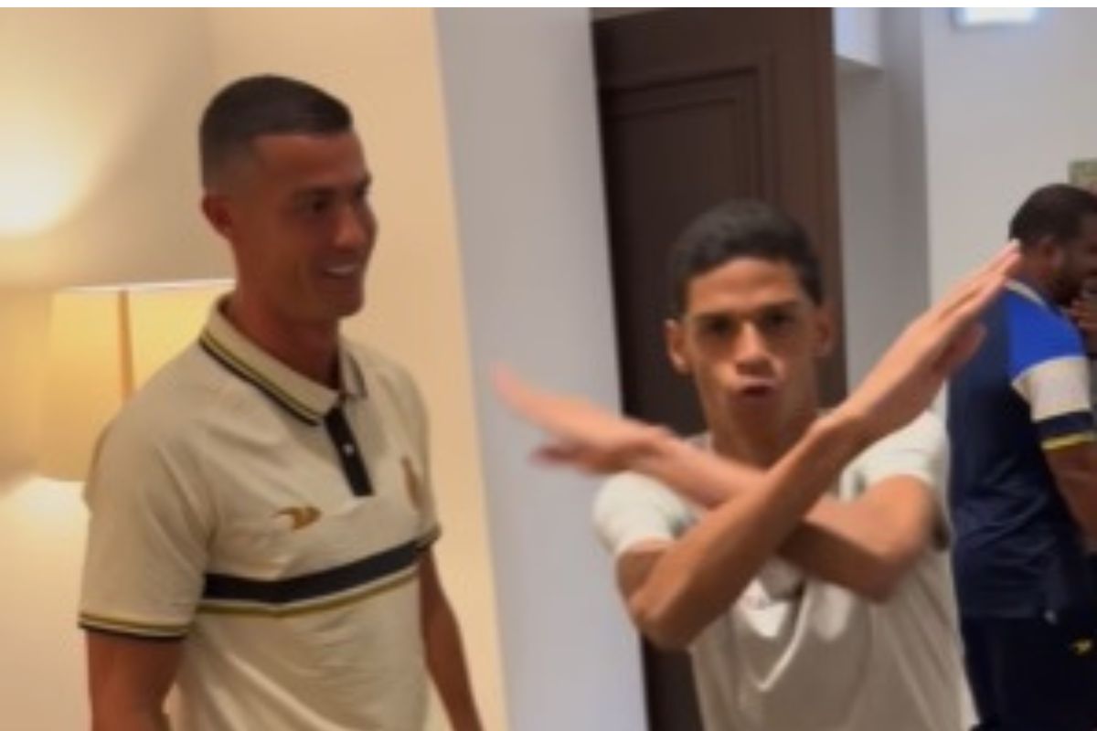 Luva de Pedreiro surpreende fãs e se encontra com Cristiano Ronaldo; veja vídeo