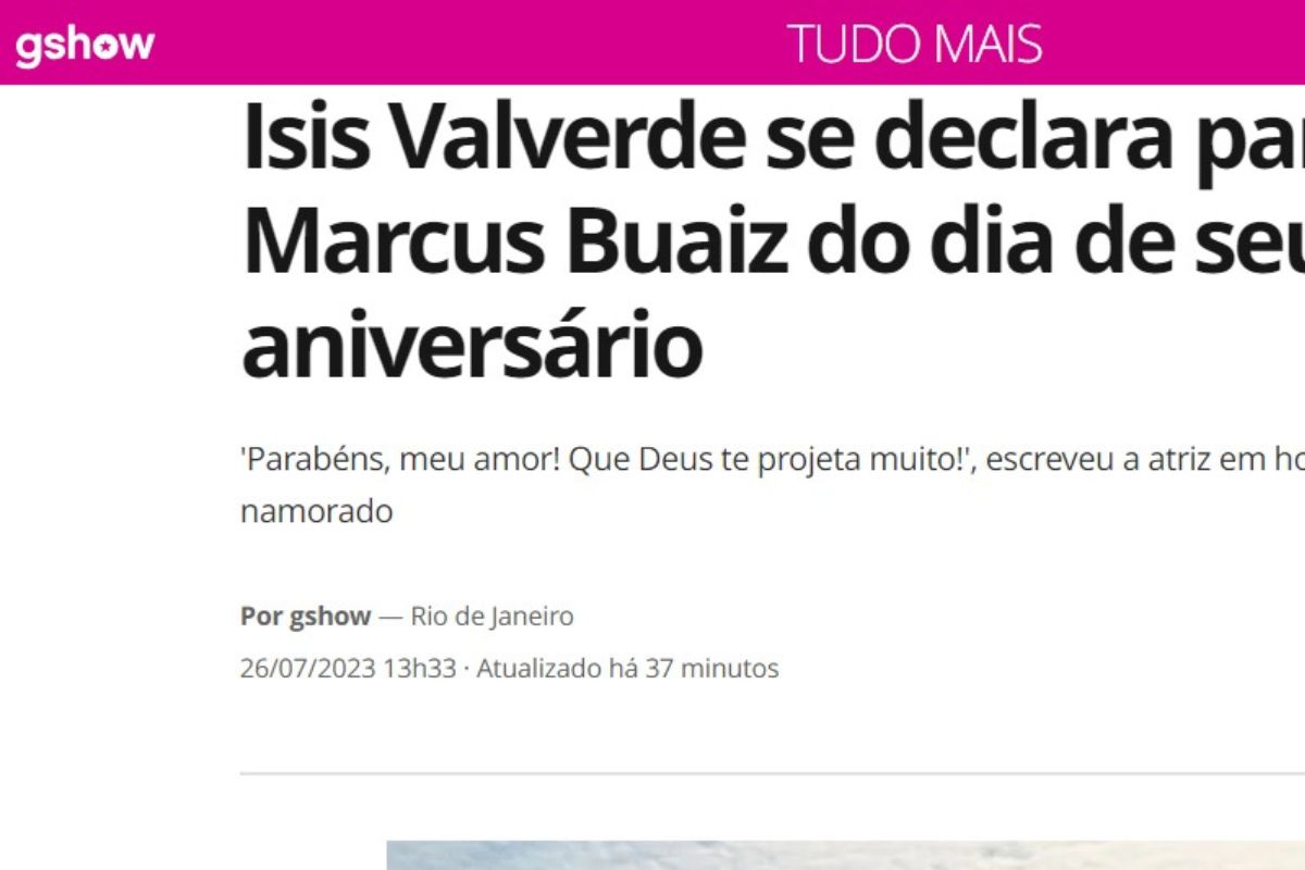 Isis Valverde posta fotos paradisíacas com novo namorado e surpreende fãs; confira