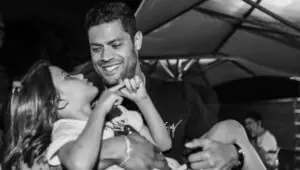 Hulk, craque do Atlético-MG, comove web com declaração à filha Alice; nem a distância os separam. Foto: Instagram