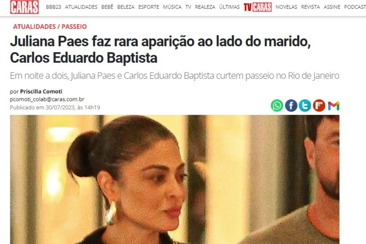 Juliana Paes revela corpão no Instagram, curte início de férias e surpreende fãs; confira