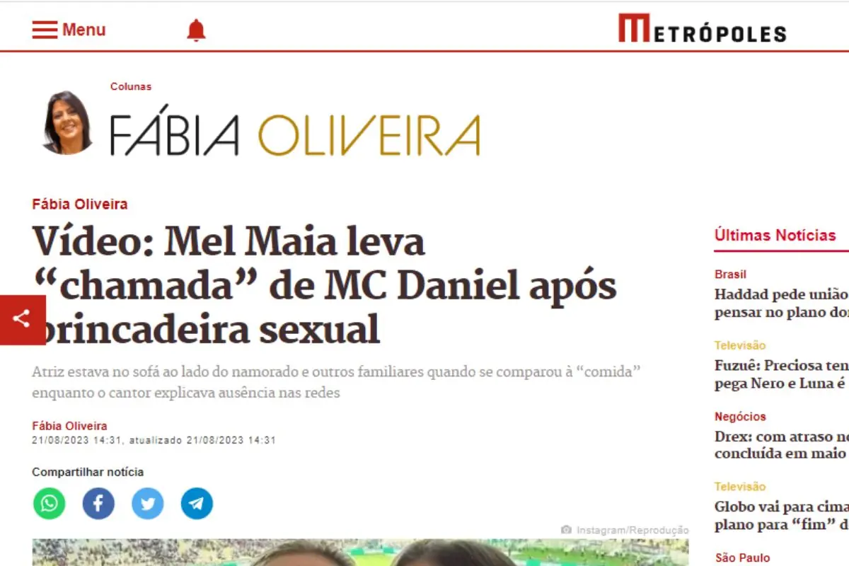 Jade Picon: quem disse que a ex-BBB não gosta de ler? A vida não é só momento fitness; confira Mc Daniel e a surpreendente marca de 13 milhões de seguidores; teve mãozinha da Mel Maia