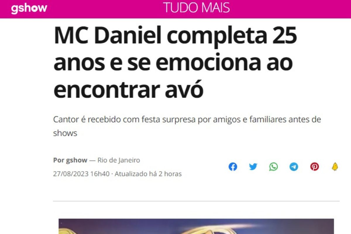 Mc Daniel comemora 25 anos, Mel Maia fica de fora e intriga a web; eles terminaram? Confira