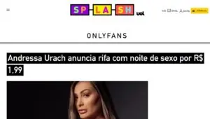 Bomba! Quer passar um dia com Andressa Urach? Isso não é pegadinha; saiba como conseguir 1 Bomba! Quer passar um dia com Andressa Urach? Isso não é pegadinha; saiba como conseguir