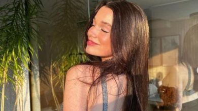 Giulia Benite iluminada e arrasadora em visual; ansiosa para a estreia de ‘Chama a Bebel’