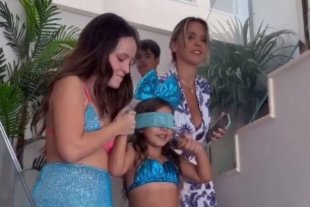 Larissa Manoela em família: atriz comemora aniversário de 6 anos da afilhada e encanta web