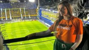 Keyt Alves vai ao La Bombonera torcer pelo noivo Fabinho, do Palmeiras; será pé quente? Confira