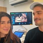 Fernanda Paes Leme e Victor Sampaio revelam primeira ‘selfie’ da bebê; confira