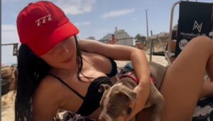 Jade Picon viraliza em vídeo com cachorro na praia; veja o que web disse