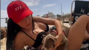 Jade Picon viraliza em vídeo com cachorro na praia; veja o que web disse