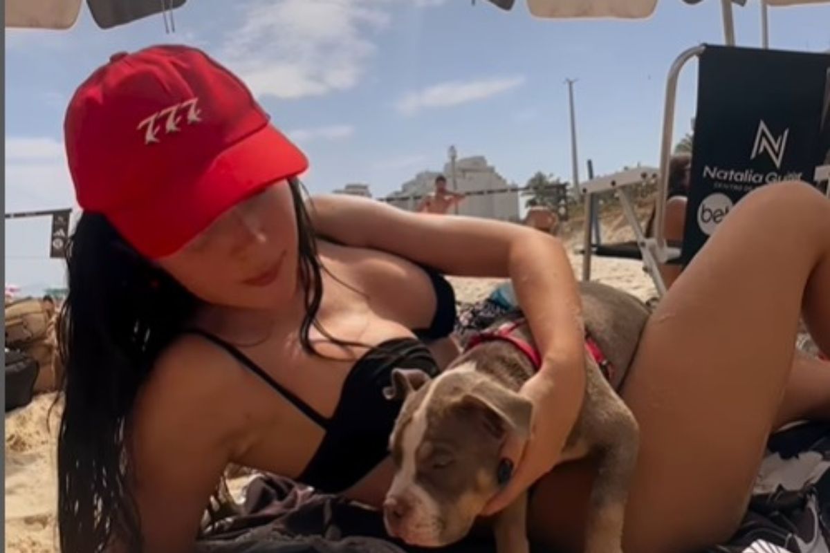 Jade Picon viraliza em vídeo com cachorro na praia; veja o que web disse