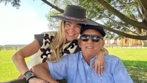 Galvão Bueno e Desirée Soares comemoram 23 anos juntos e web reage. Foto: Instagram