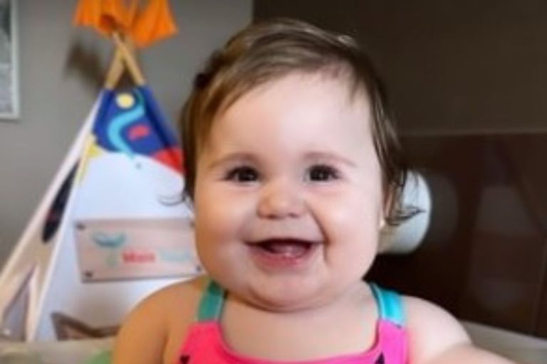 Lua exibe dentinho em vídeo de Eliezer e encanta web; sorriso gostoso, confira