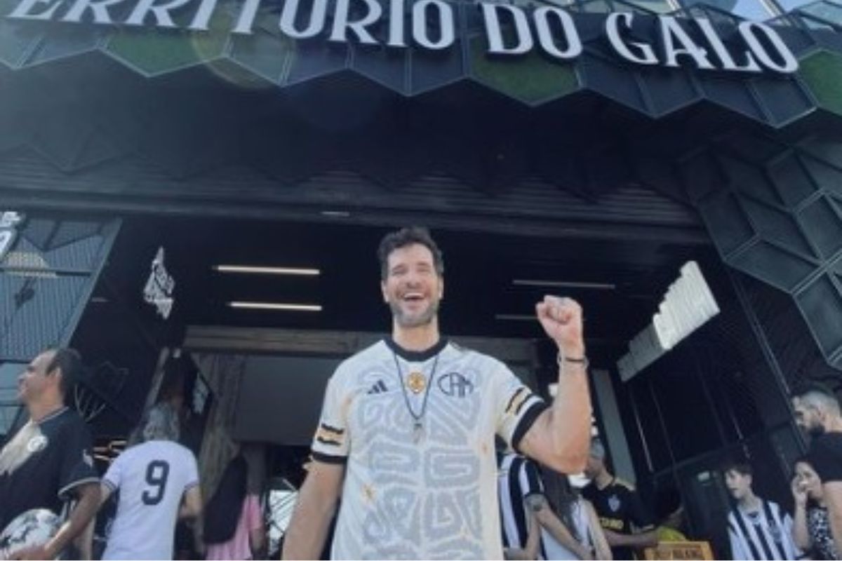 Território do Galo: ator Daniel Oliveira surpreende e lança bar do Atlético-MG; confira