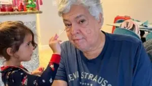 Sidney Magal encanta fãs com a neta Madalena; muito amor envolvido