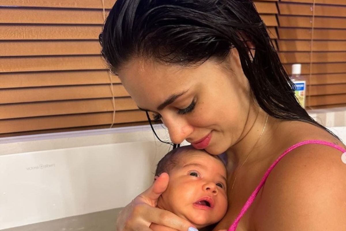 Bruna Biancardi encanta fãs em 1º banho de banheira de Mavie; confira. Foto: Reprodução Instagram