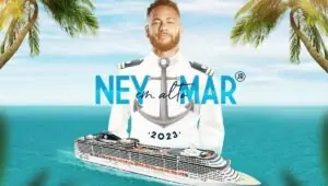 Neymar em alto mar: se surpreenda com detalhes do cruzeiro do craque. Foto: MSC Prezioza Divulgação