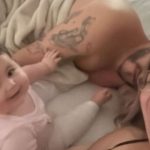 Alerta de fofura! Viih Tube e Eliezer acordam Lua no sábado cedinho. Foto: Instagram