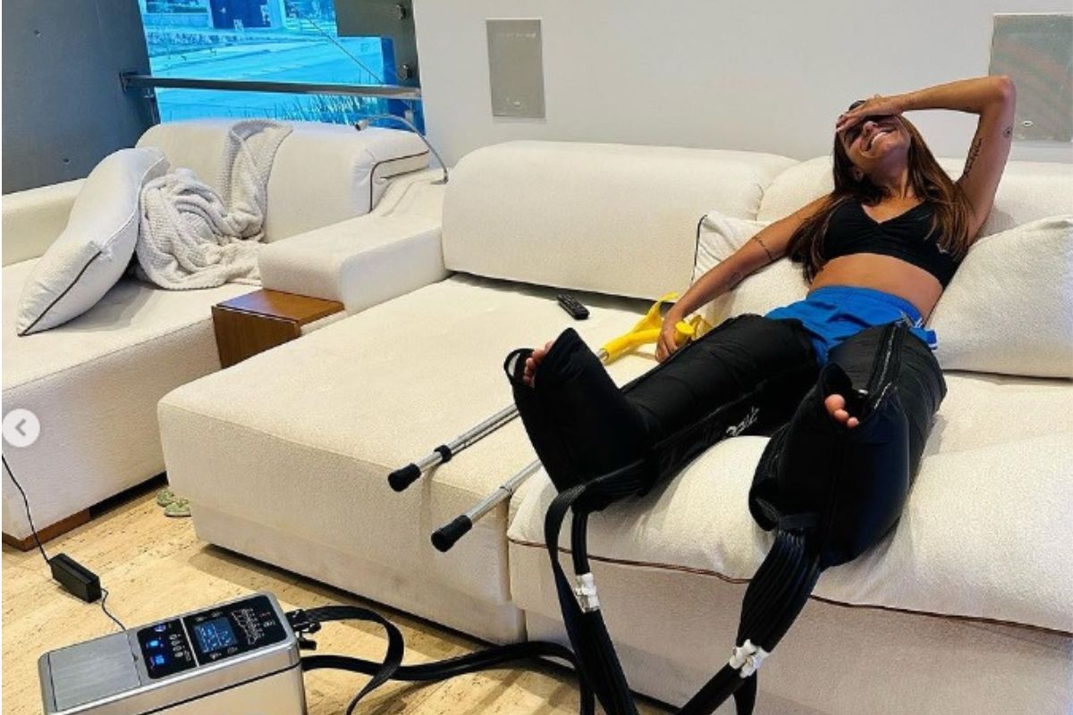 Key Alves revela rotina após cirurgia no joelho. Foto: Reprodução Instagram