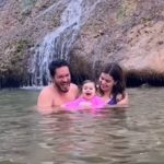 Viih Tube leva Lua para 1º banho de cachoeira e viraliza. Foto: Instagram