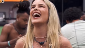Yasmin Brunet sincera: modelo cria saia justa no BBB 24. Foto: X Yasmin Brunet