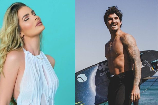 Yasmin Brunet gera polêmica com Gabriel Medina no BBB 24. Fotos: Instagram