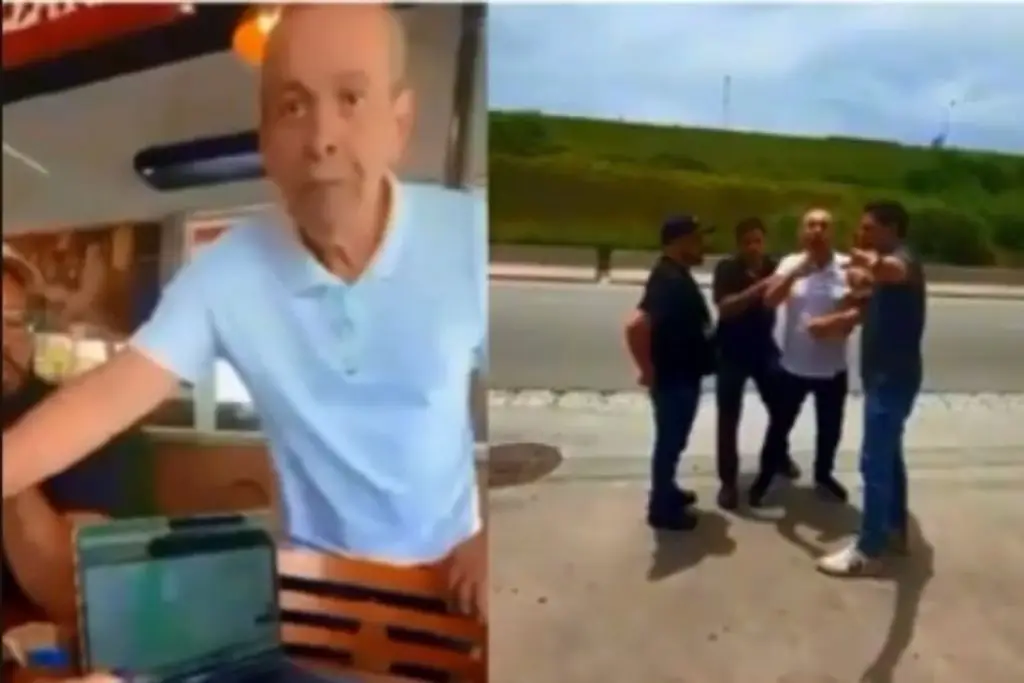 Notebook da discórdia: comerciante discute com cliente. Foto: Reprodução Redes sociais