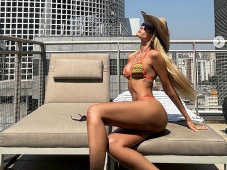 Yasmin Brunet a 30 graus! Haja sol! Imagem: Instagram