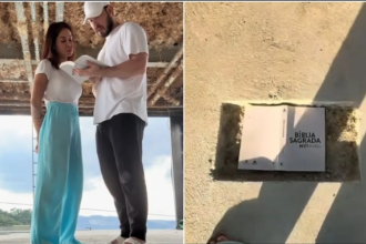 Maíra Cardi Enterra Bíblia em Casa e Gera Polêmica nas Redes