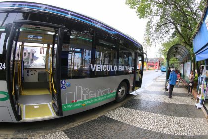 Ônibus elétricos: São José espera veículos em até 6 meses. Imagem: Adenir Britto/PMSJC
