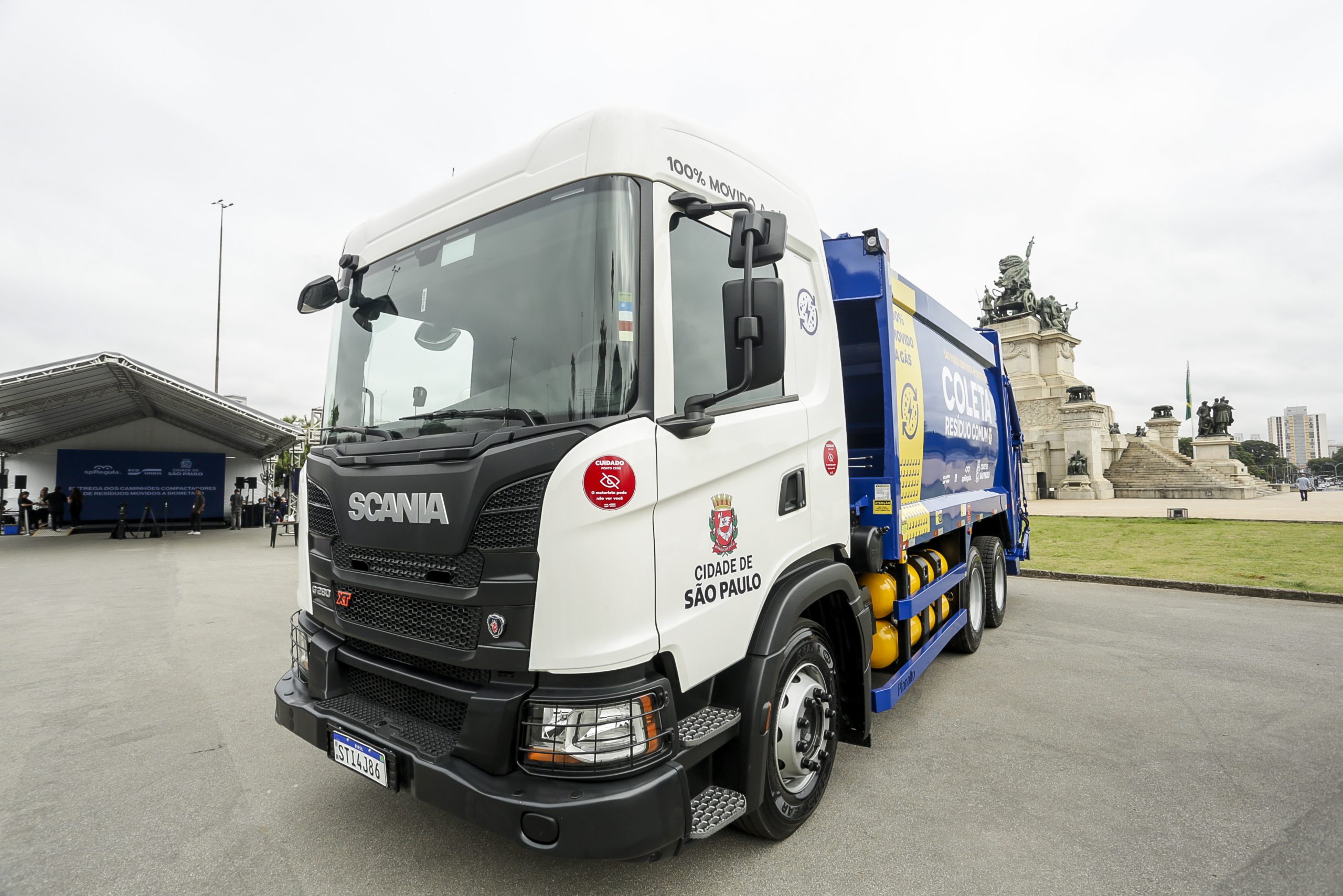 São Paulo ganha 22 caminhões de coleta de lixo; prefeitura aposta na sustentabilidade. Imagem: Marcelo Pereira SECOM São Paulo ganha 22 caminhões de coleta de lixo; prefeitura aposta na sustentabilidade. Imagem: Marcelo Pereira SECOM