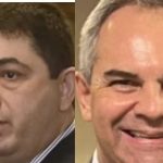 Ricardo Parra e Fernando Schidt na Polícia Civil. Imagens: Reprodução