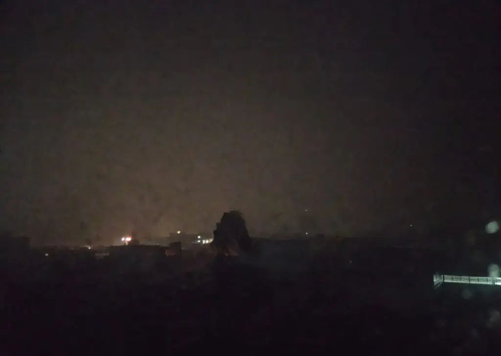 Apagão no Vale do Paraíba: queda de torres deixa cidades no escuro. Imagem; grupos de WhatsApp