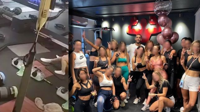 Isso que acontece quando uma mulher tem um personal homem em uma academia