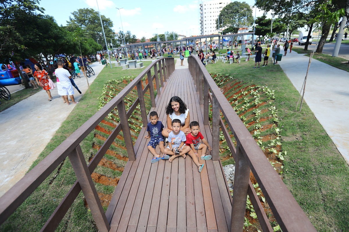Espaço Verão é inaugurado na zona sul de São José. Imagem: Cláudio Vieira/PMSJC